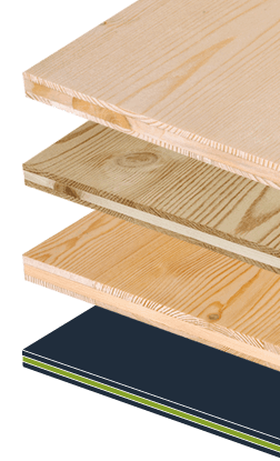 plywood layers