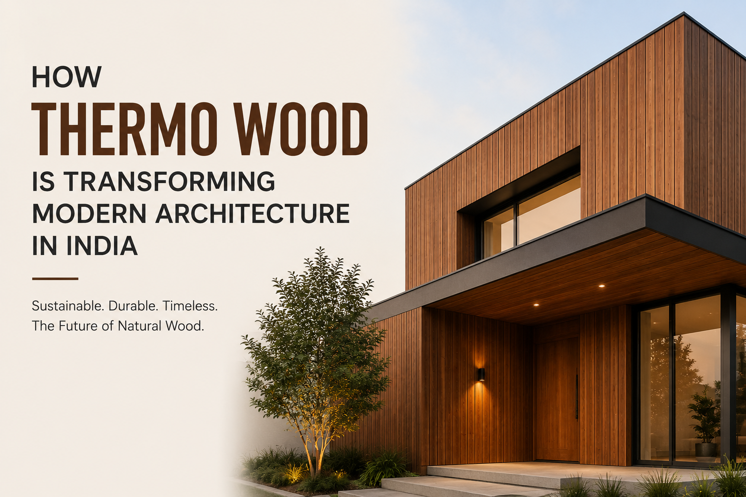 How Thermo Wood Is Transforming Modern Architecture in India
