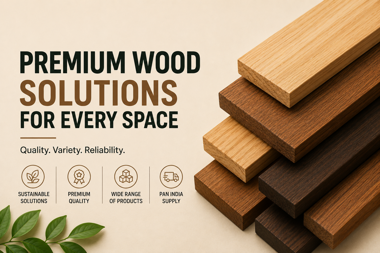Premium wood solutions by BFP India including thermo wood, teak wood, softwood and exotic hardwood.