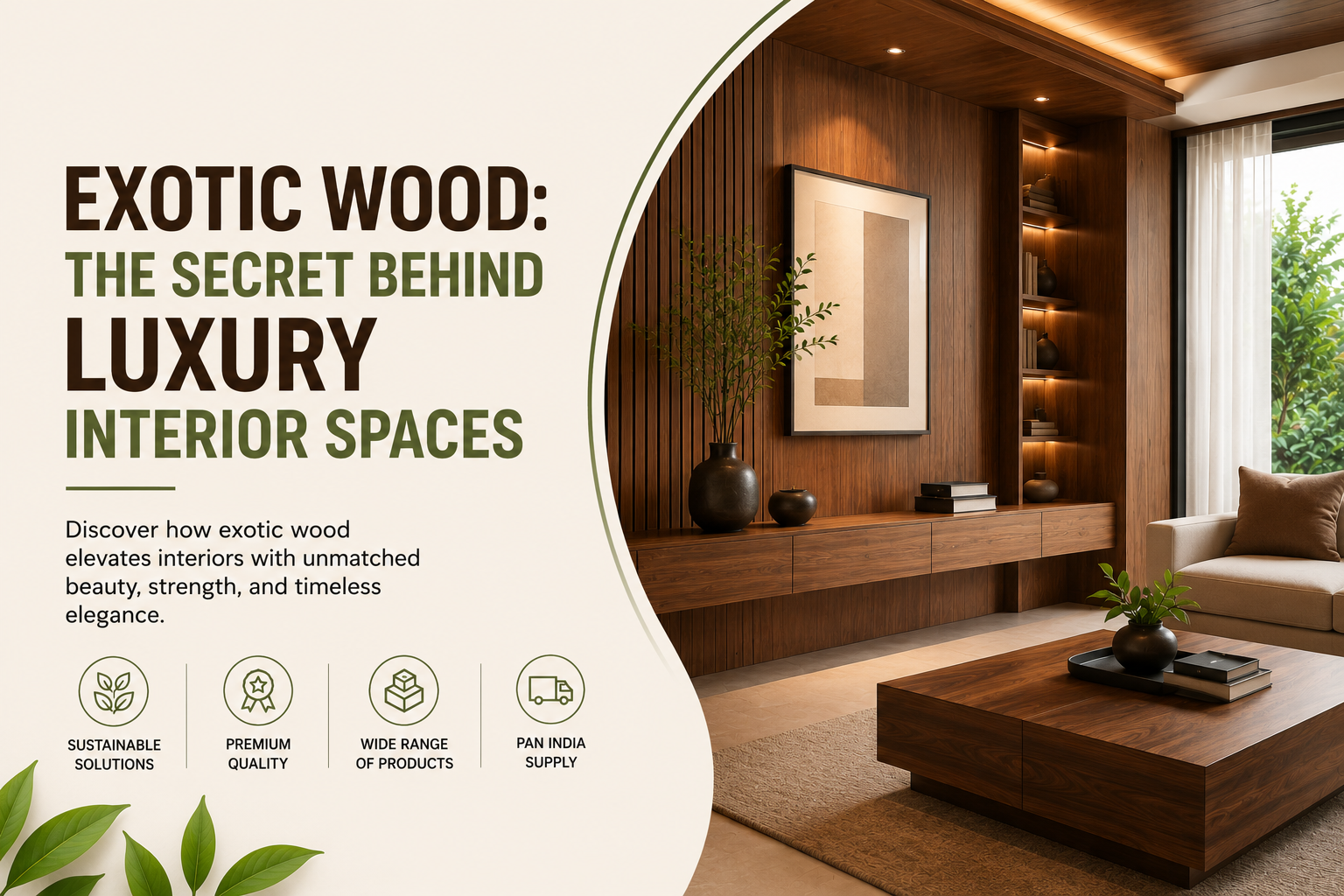 Exotic Wood The Secret Behind Luxury Interior Spaces