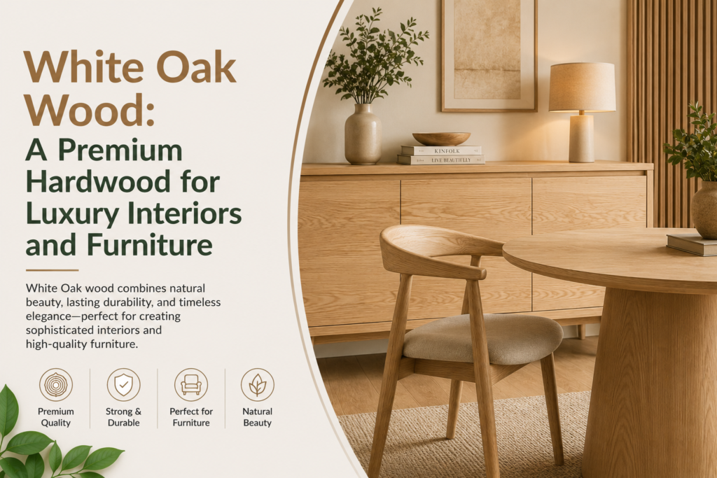 White Oak Wood: A Premium Hardwood for Luxury Interiors and Furniture