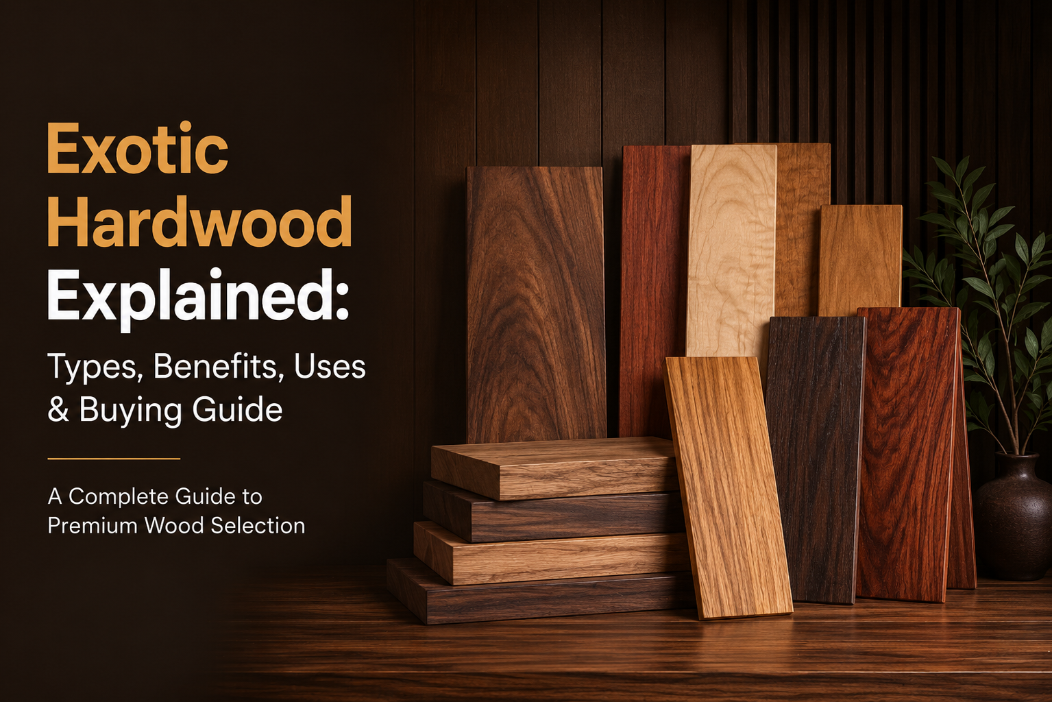 Exotic Hardwood explained