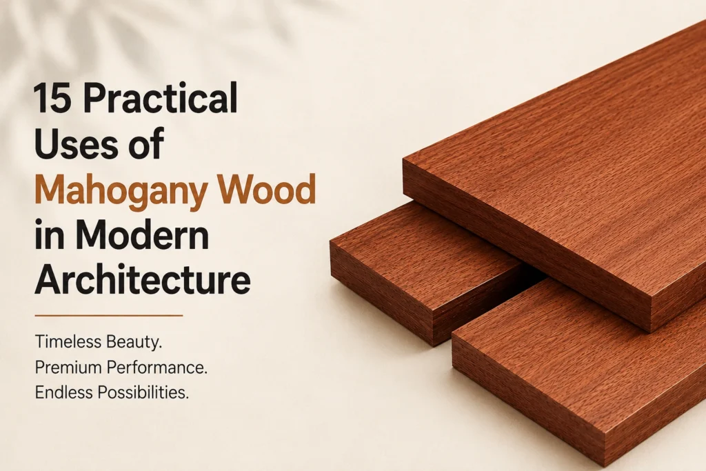 15 Practical Uses of Mahogany Wood in Modern Architecture