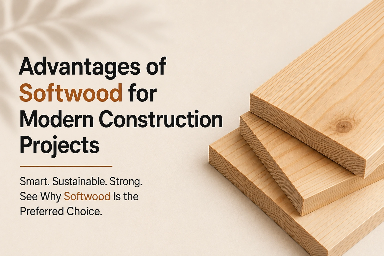 Advantages of Softwood for Modern Construction Projects